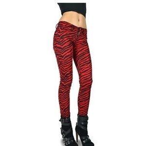 Tripp red zebra pants